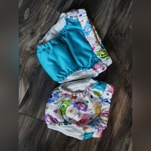 Kanga Care Lil Learnerz Care Bears Cloth Pull Ups and Swim Set of 2
